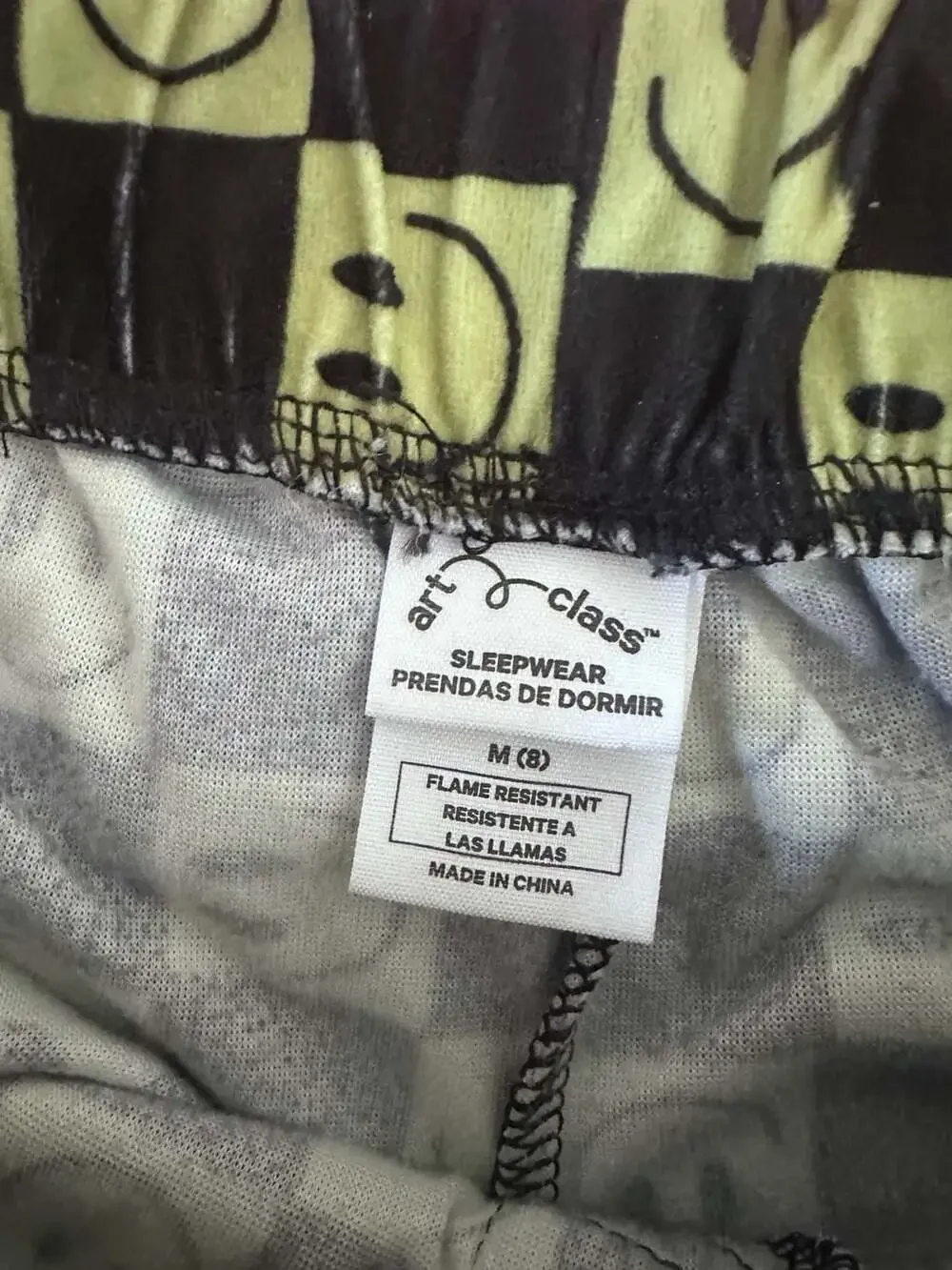 Girls Assorted Multi-Brand Pajama Tops and Shorts Lot Size M (8)